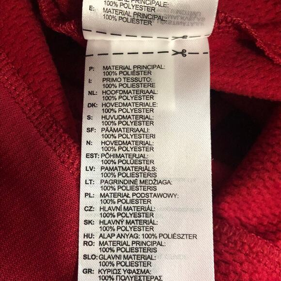 Adidas Womens Hoodie Size Medium Long Sleeve W TI BOS HOODIE EI8348 Red - Picture 3 of 6